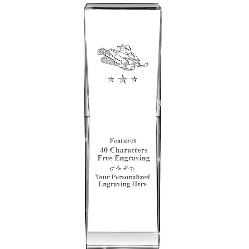 8" IMPACT CRYSTAL AWARD