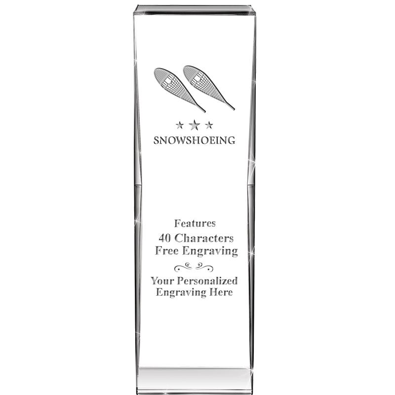 8" IMPACT CRYSTAL AWARD