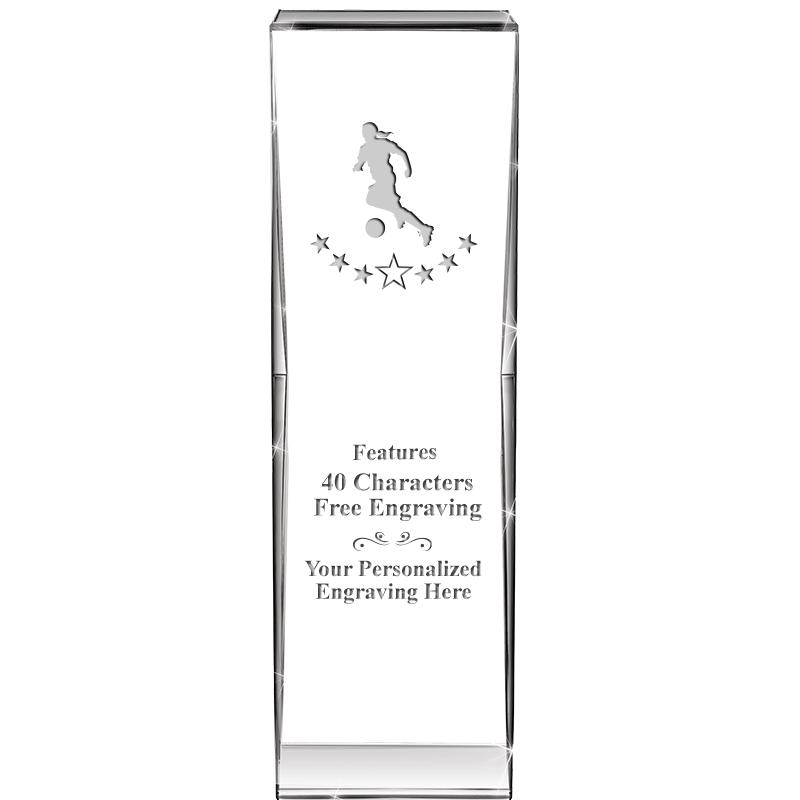 8" IMPACT CRYSTAL AWARD