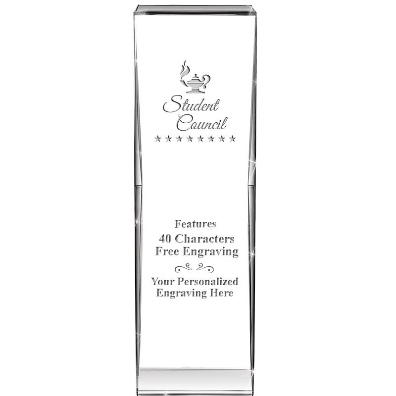 8" IMPACT CRYSTAL AWARD