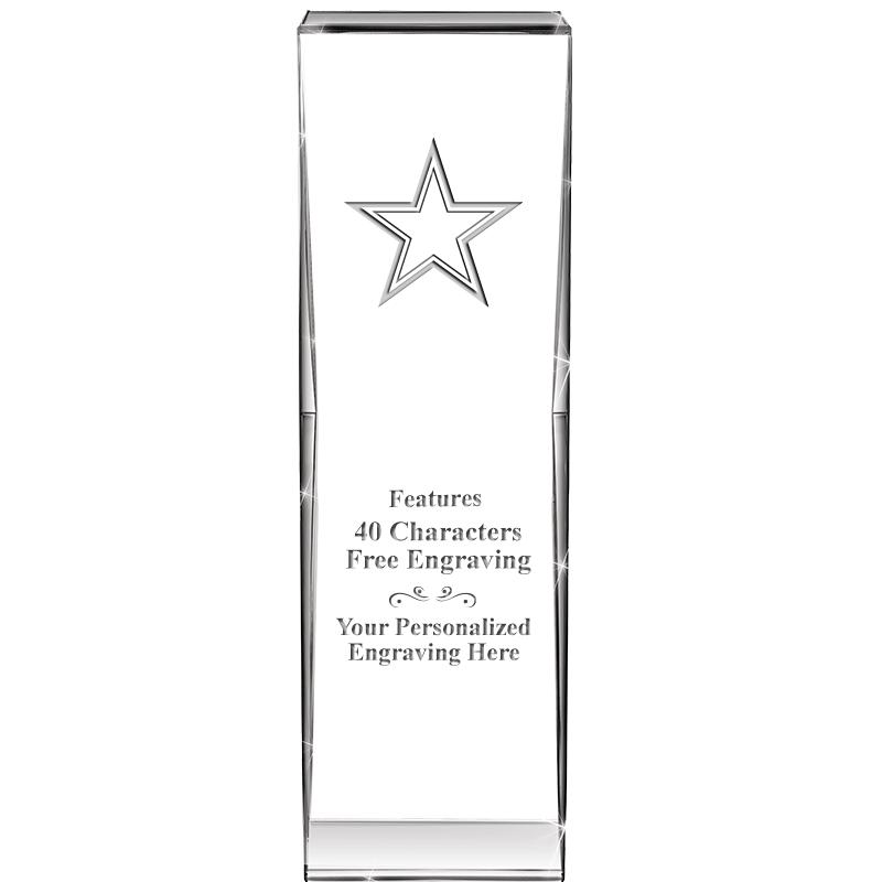 8" IMPACT CRYSTAL AWARD