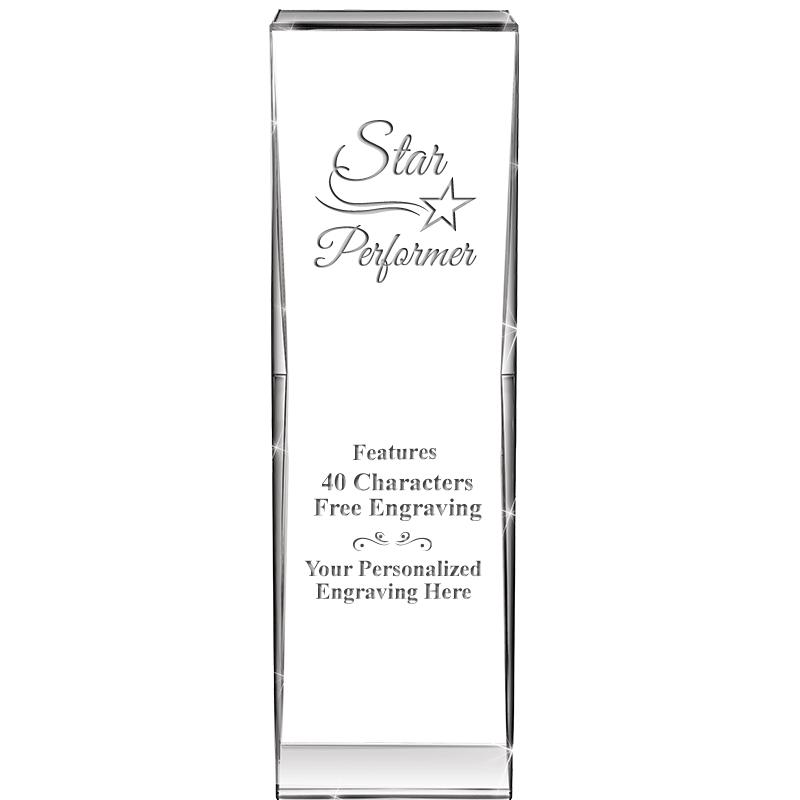 8" IMPACT CRYSTAL AWARD