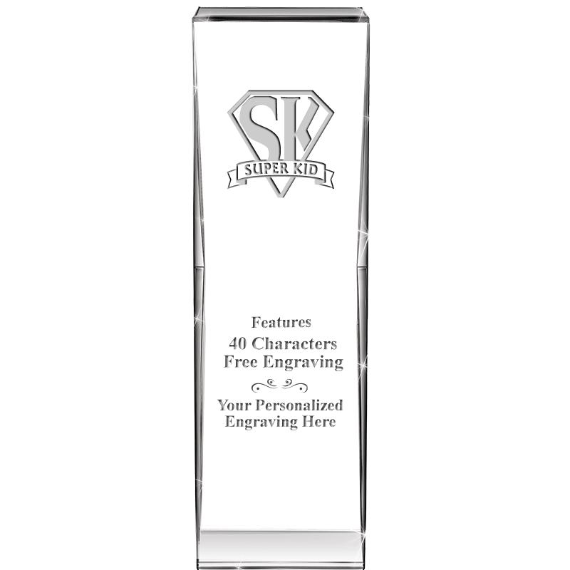 8" IMPACT CRYSTAL AWARD