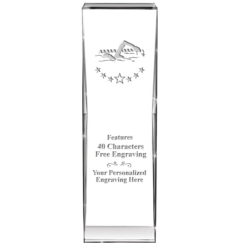 8" IMPACT CRYSTAL AWARD