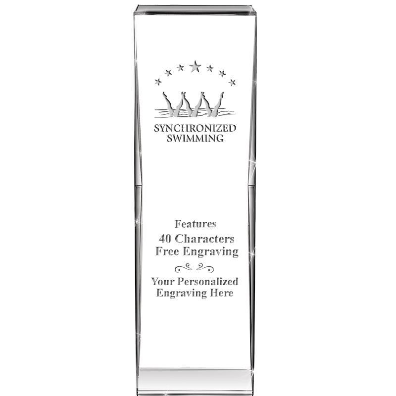 8" IMPACT CRYSTAL AWARD