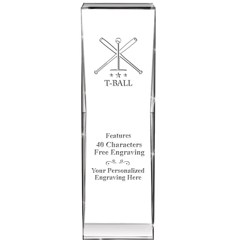 8" IMPACT CRYSTAL AWARD
