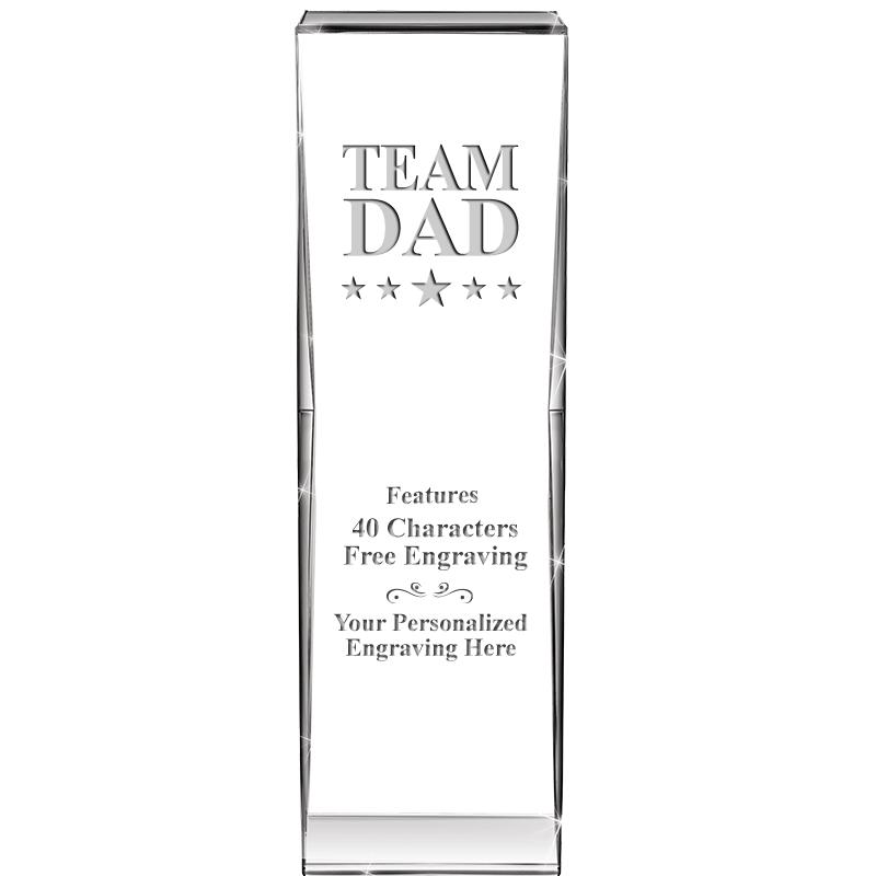 8" IMPACT CRYSTAL AWARD