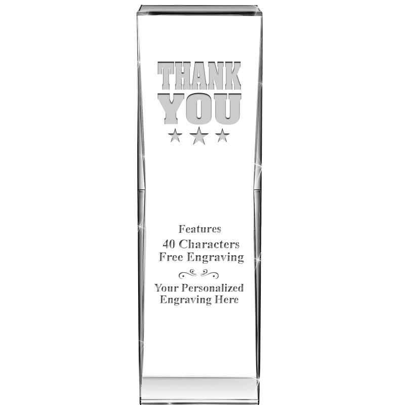8" IMPACT CRYSTAL AWARD