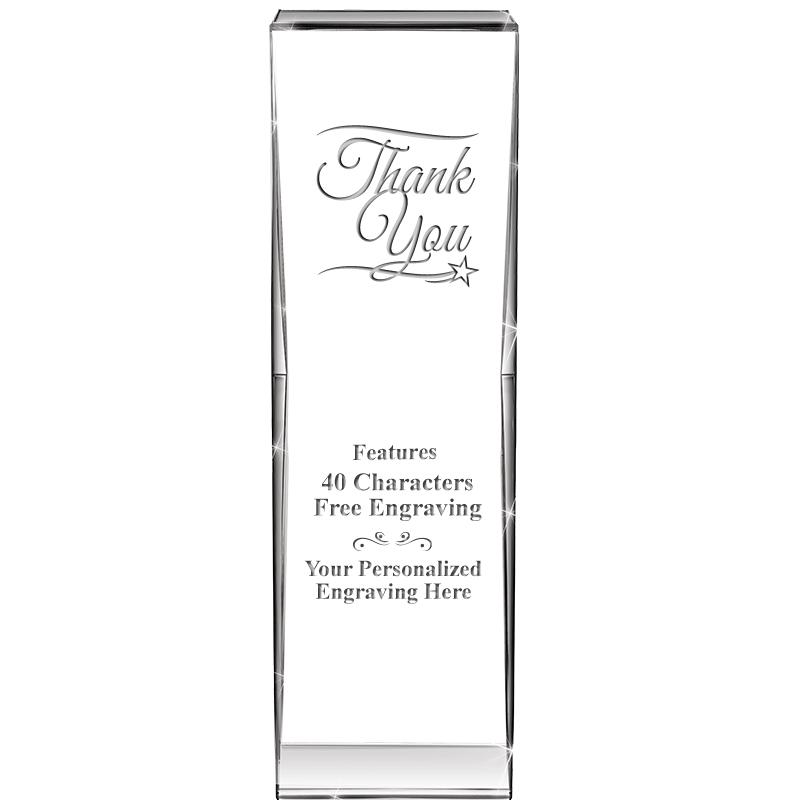 8" IMPACT CRYSTAL AWARD