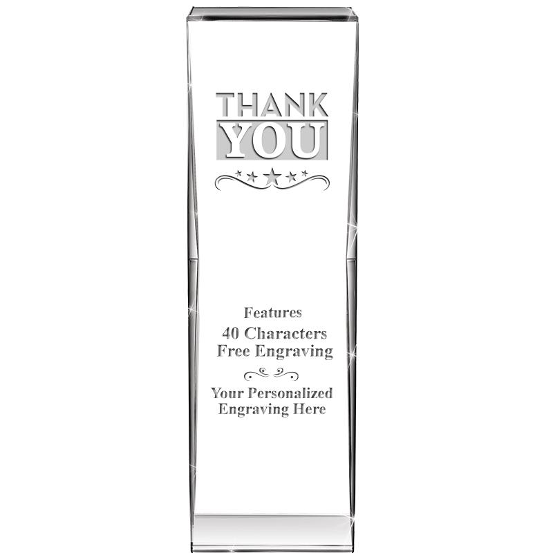 8" IMPACT CRYSTAL AWARD