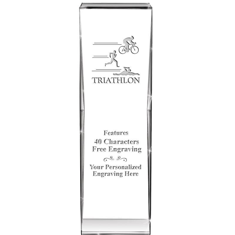 8" IMPACT CRYSTAL AWARD