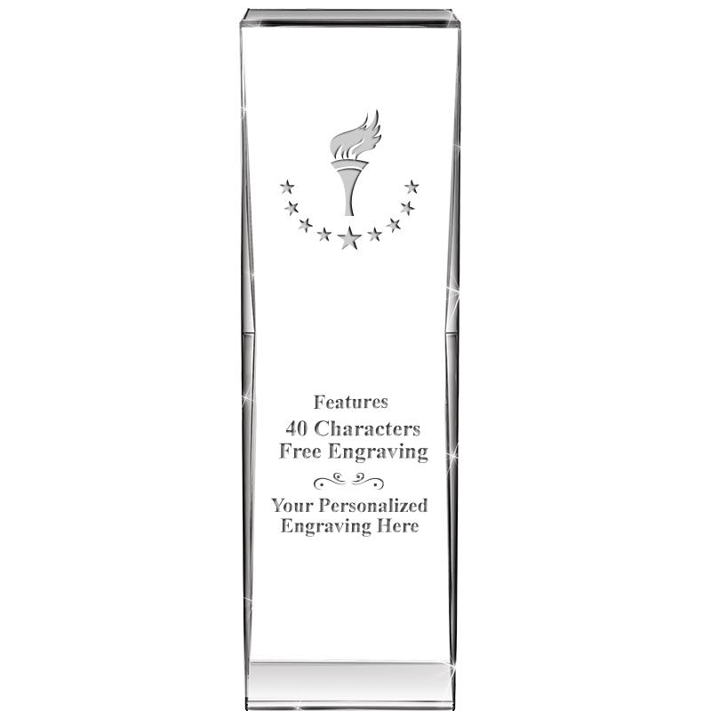 8" IMPACT CRYSTAL AWARD