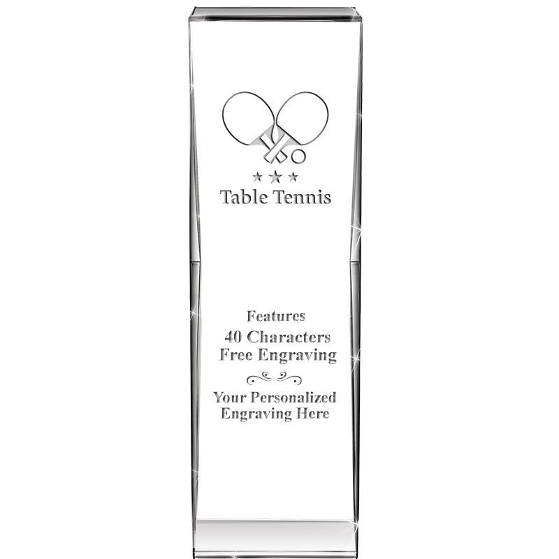 8" IMPACT CRYSTAL AWARD