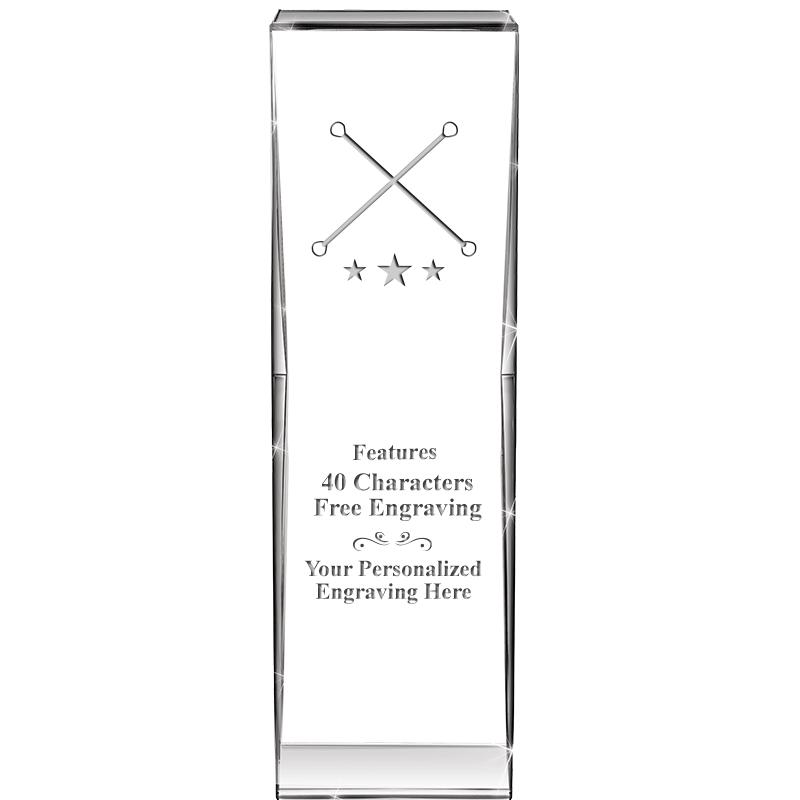 8" IMPACT CRYSTAL AWARD