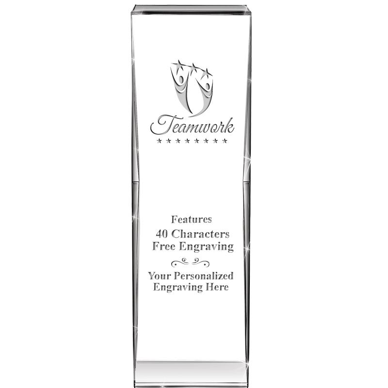 8" IMPACT CRYSTAL AWARD