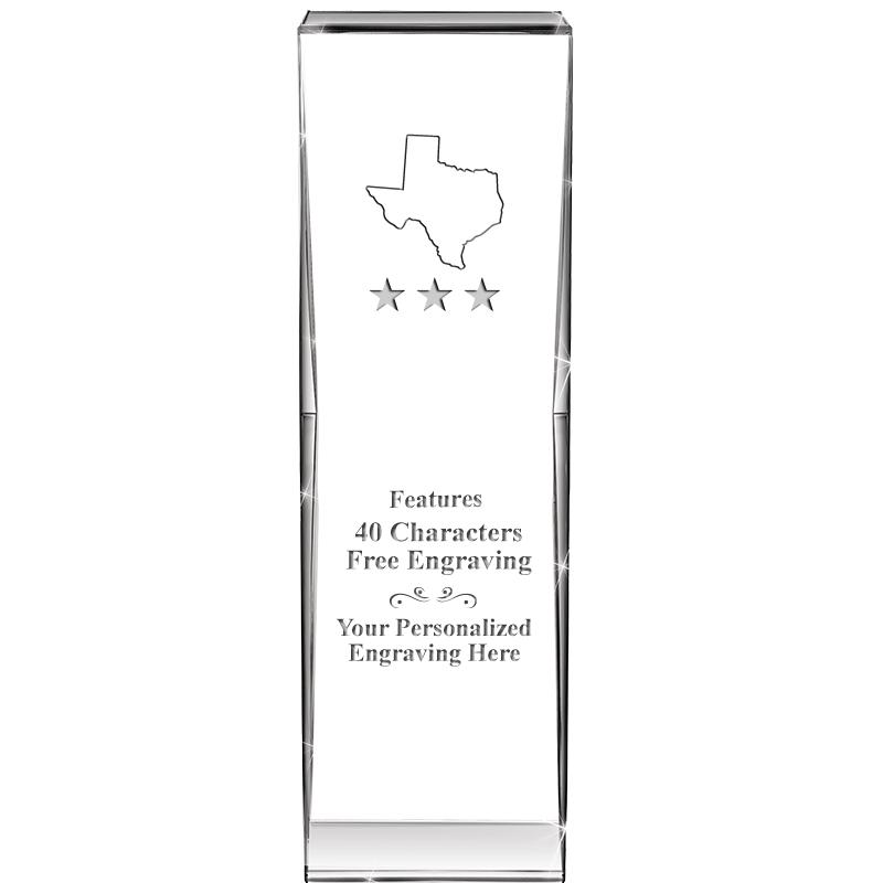 8" IMPACT CRYSTAL AWARD