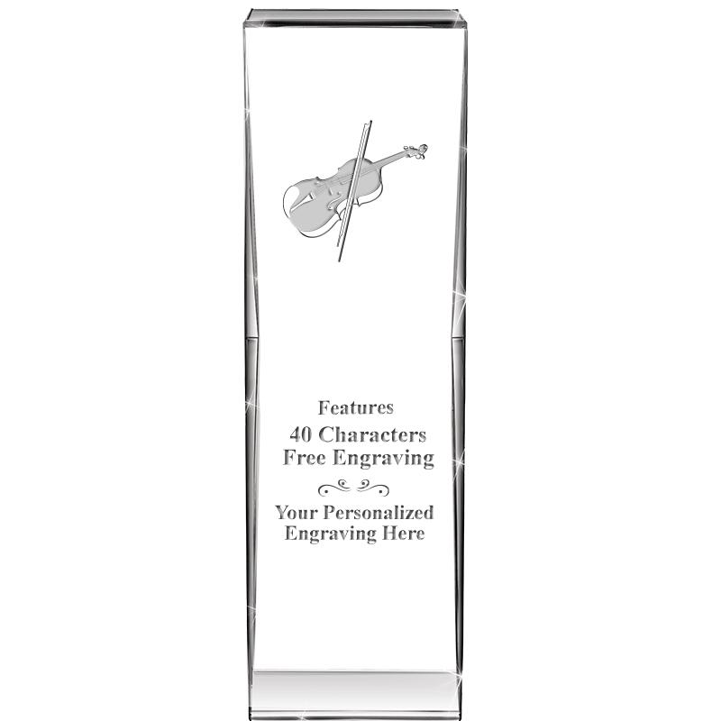 8" IMPACT CRYSTAL AWARD