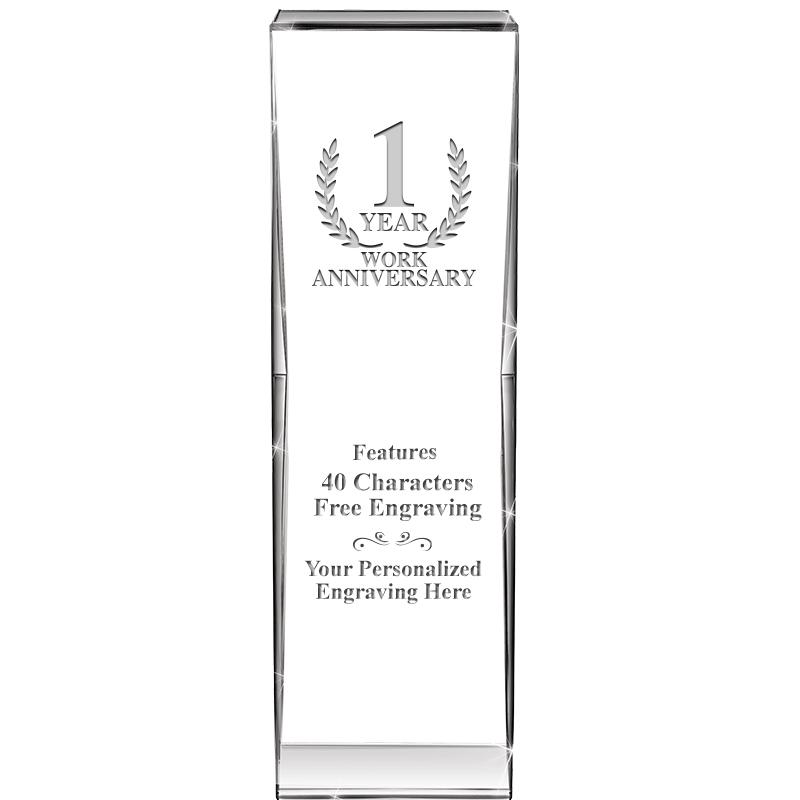 8" IMPACT CRYSTAL AWARD