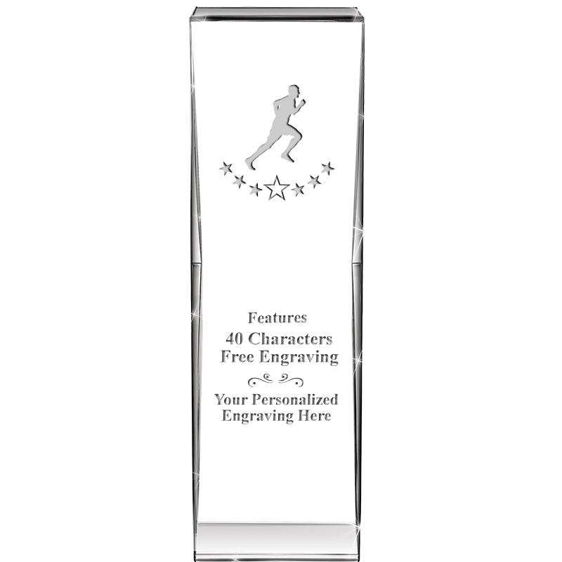 8" IMPACT CRYSTAL AWARD