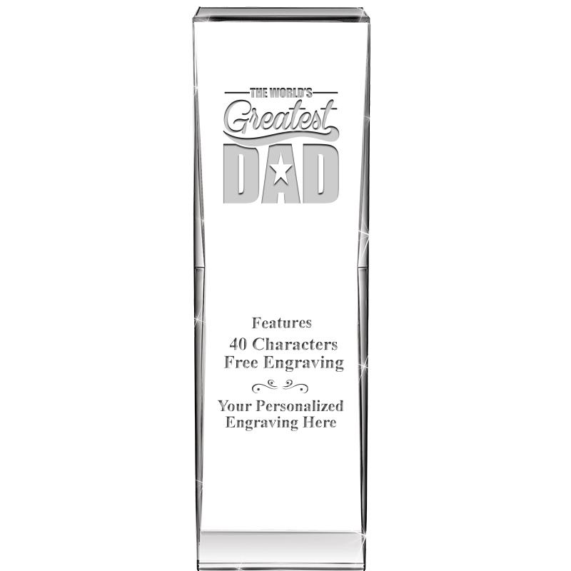 8" IMPACT CRYSTAL AWARD