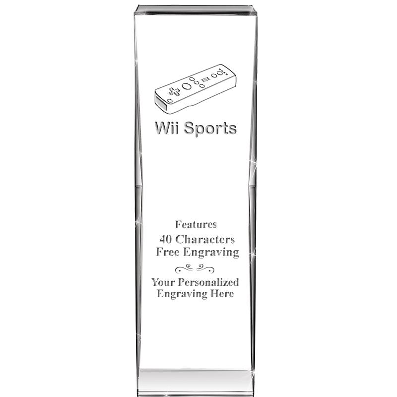 8" IMPACT CRYSTAL AWARD