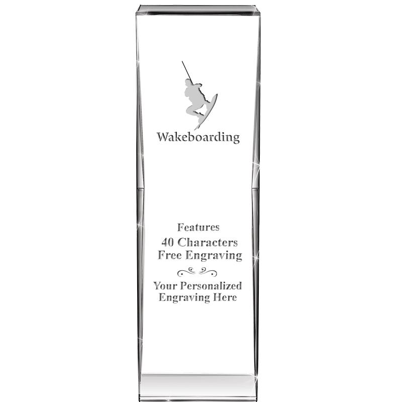 8" IMPACT CRYSTAL AWARD
