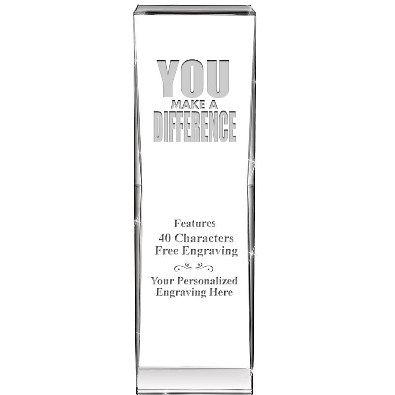 8" IMPACT CRYSTAL AWARD