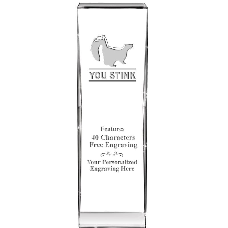 8" IMPACT CRYSTAL AWARD