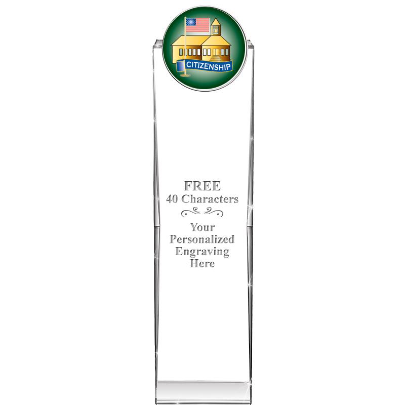 11" IMPRESSION INSERT CRYSTAL