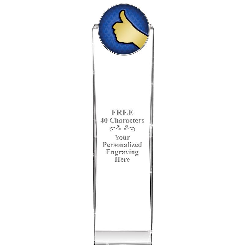 11" IMPRESSION INSERT CRYSTAL