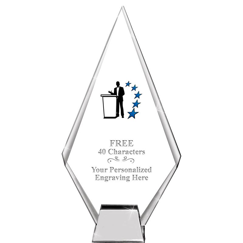 9.5" PEAK ICONIC CRYSTAL