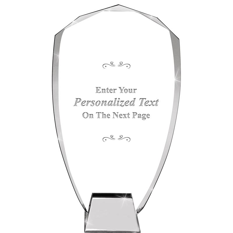 8.5" SHIELD ICONIC CRYSTAL