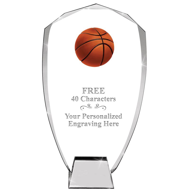 8.5" SHIELD ICONIC CRYSTAL