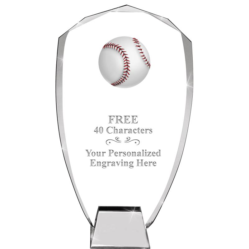 8.5" SHIELD ICONIC CRYSTAL