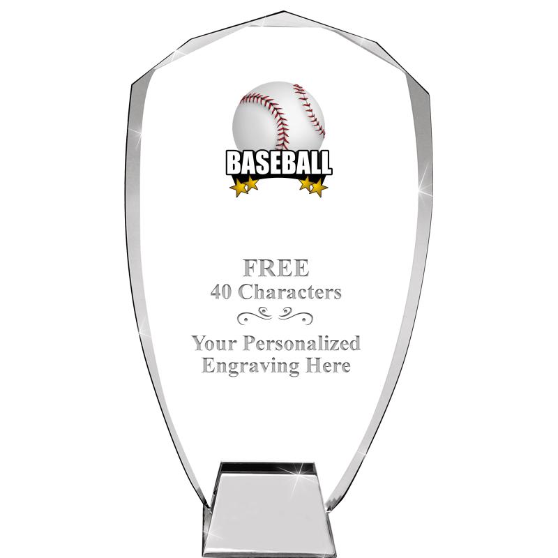 8.5" SHIELD ICONIC CRYSTAL