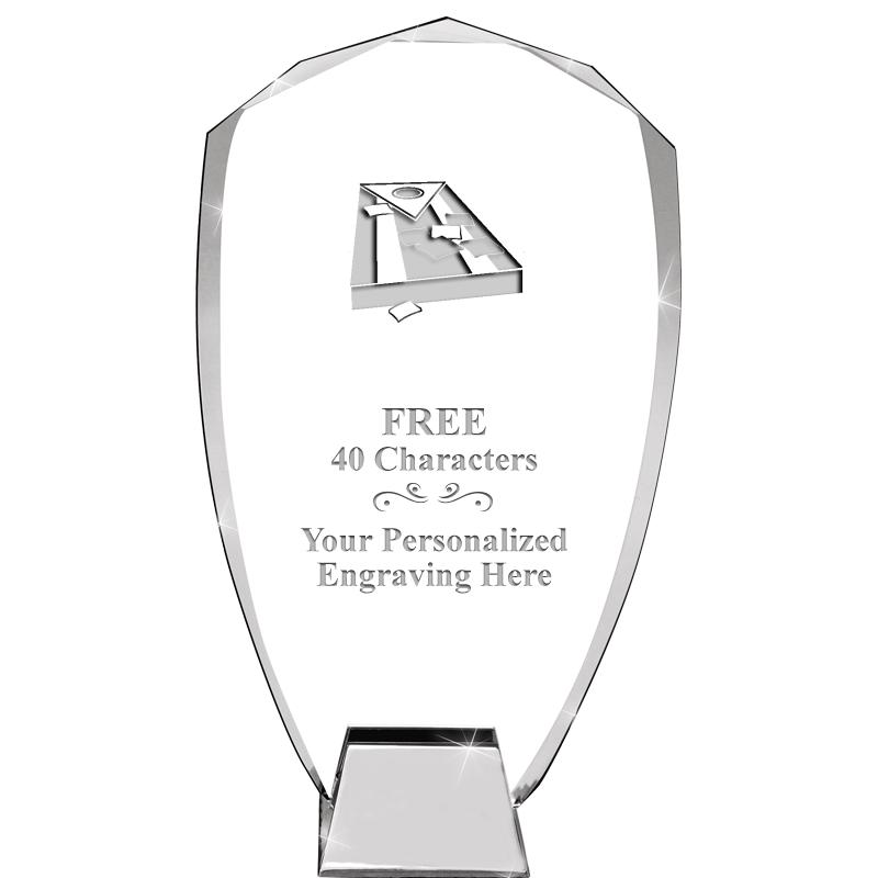 8.5" SHIELD ICONIC CRYSTAL