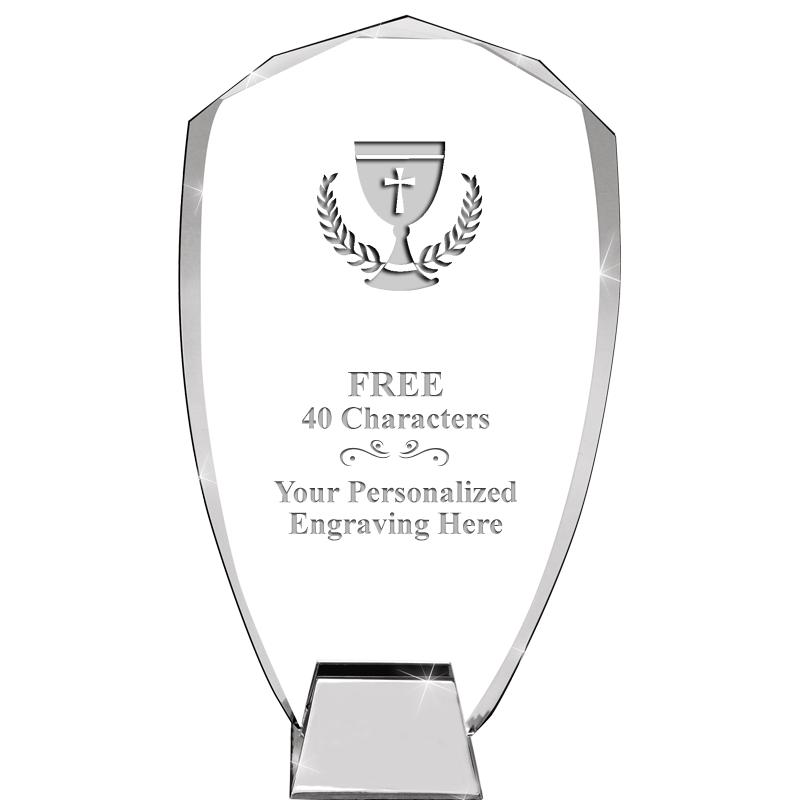 8.5" SHIELD ICONIC CRYSTAL