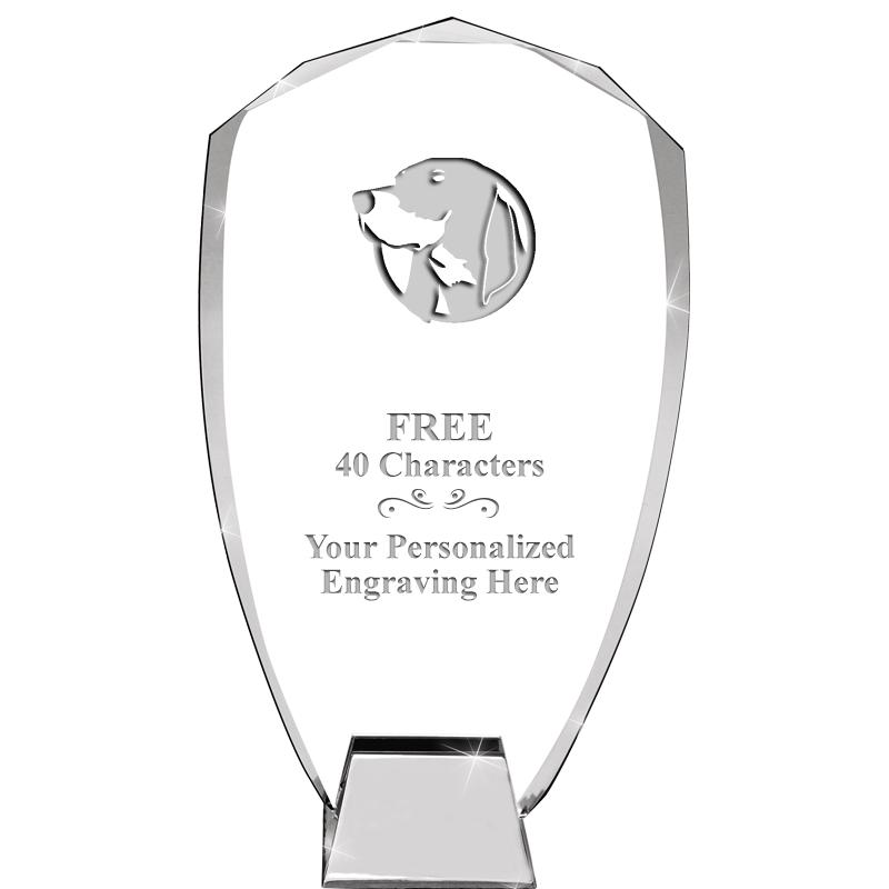 8.5" SHIELD ICONIC CRYSTAL