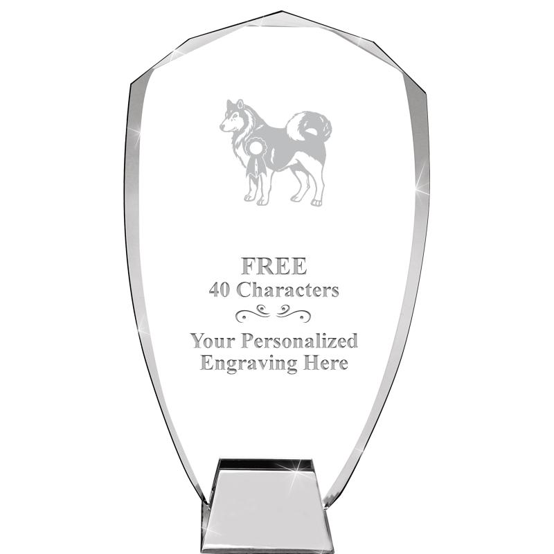 8.5" SHIELD ICONIC CRYSTAL