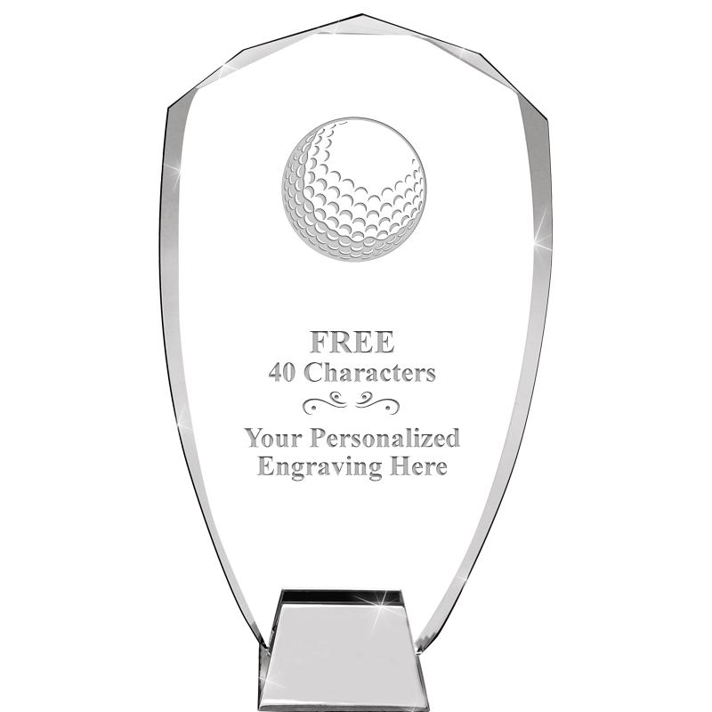 8.5" SHIELD ICONIC CRYSTAL