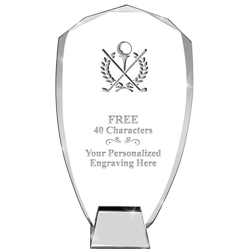 8.5" SHIELD ICONIC CRYSTAL