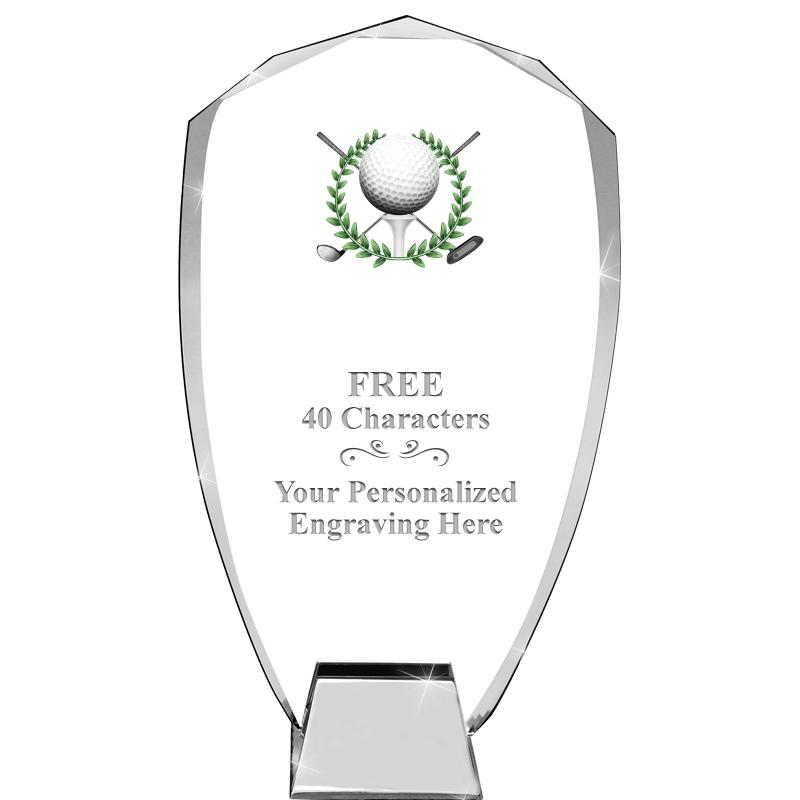 8.5" SHIELD ICONIC CRYSTAL