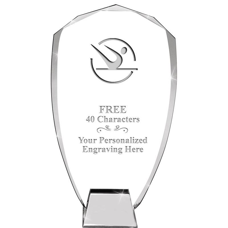 8.5" SHIELD ICONIC CRYSTAL