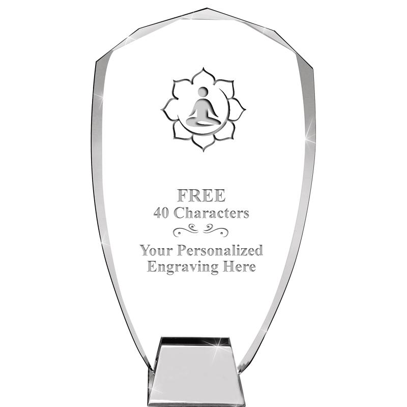 8.5" SHIELD ICONIC CRYSTAL