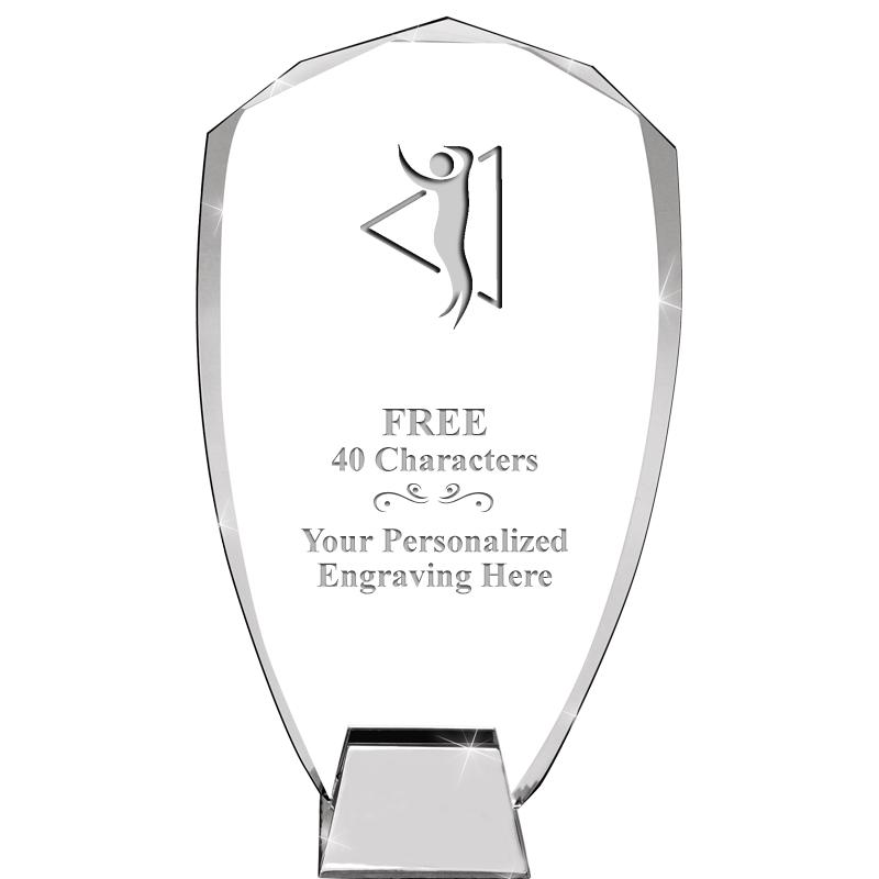 8.5" SHIELD ICONIC CRYSTAL