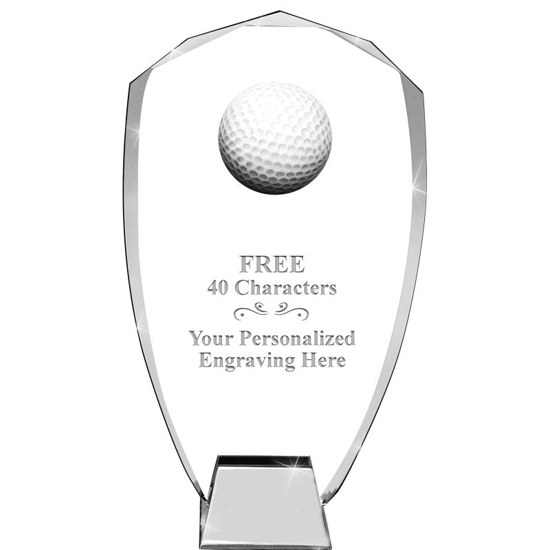 8.5" SHIELD ICONIC CRYSTAL