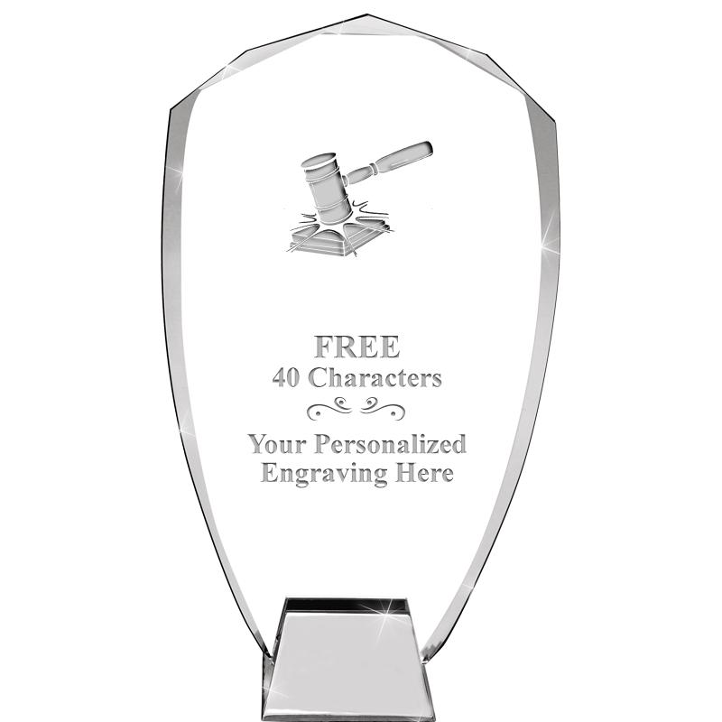 8.5" SHIELD ICONIC CRYSTAL