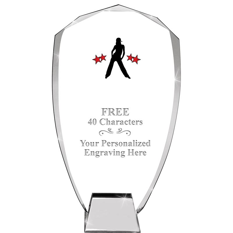 8.5" SHIELD ICONIC CRYSTAL