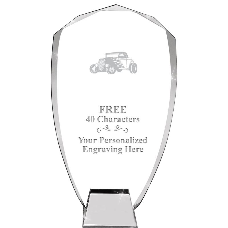 8.5" SHIELD ICONIC CRYSTAL