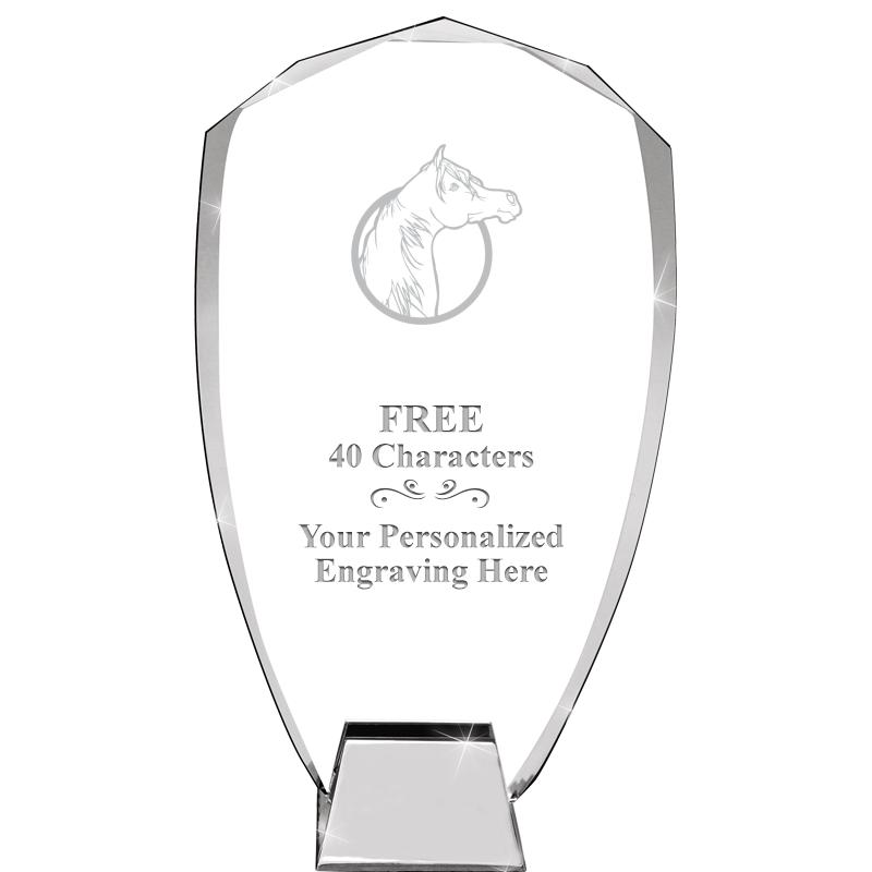 8.5" SHIELD ICONIC CRYSTAL